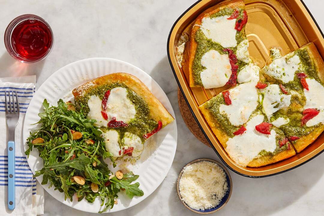Pesto Pan Pizza