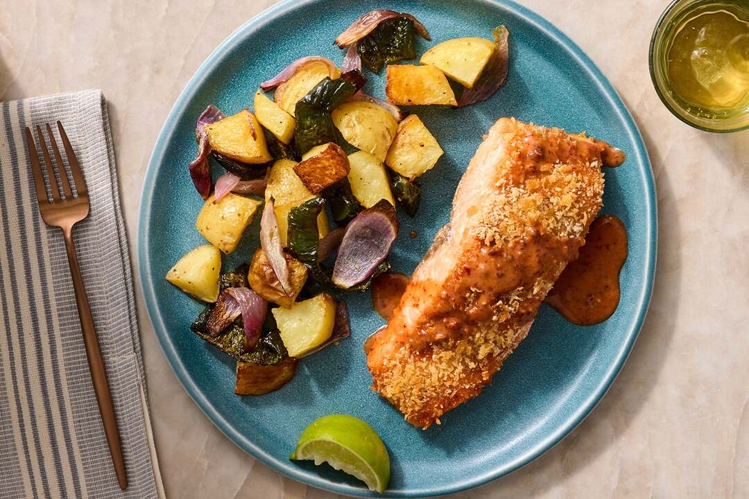 Roasted Honey Chipotle Salmon