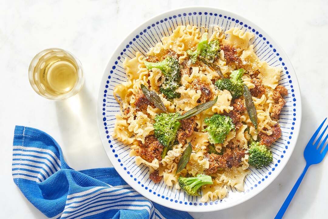 Italian Pork Sausage & Broccoli Pasta