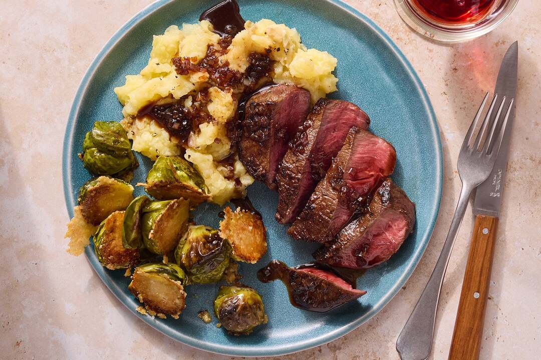 Steaks & Truffle Butter Mashed Potatoes