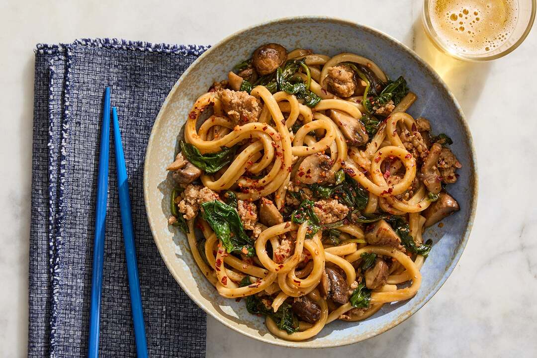 Chili Crisp Pork Udon