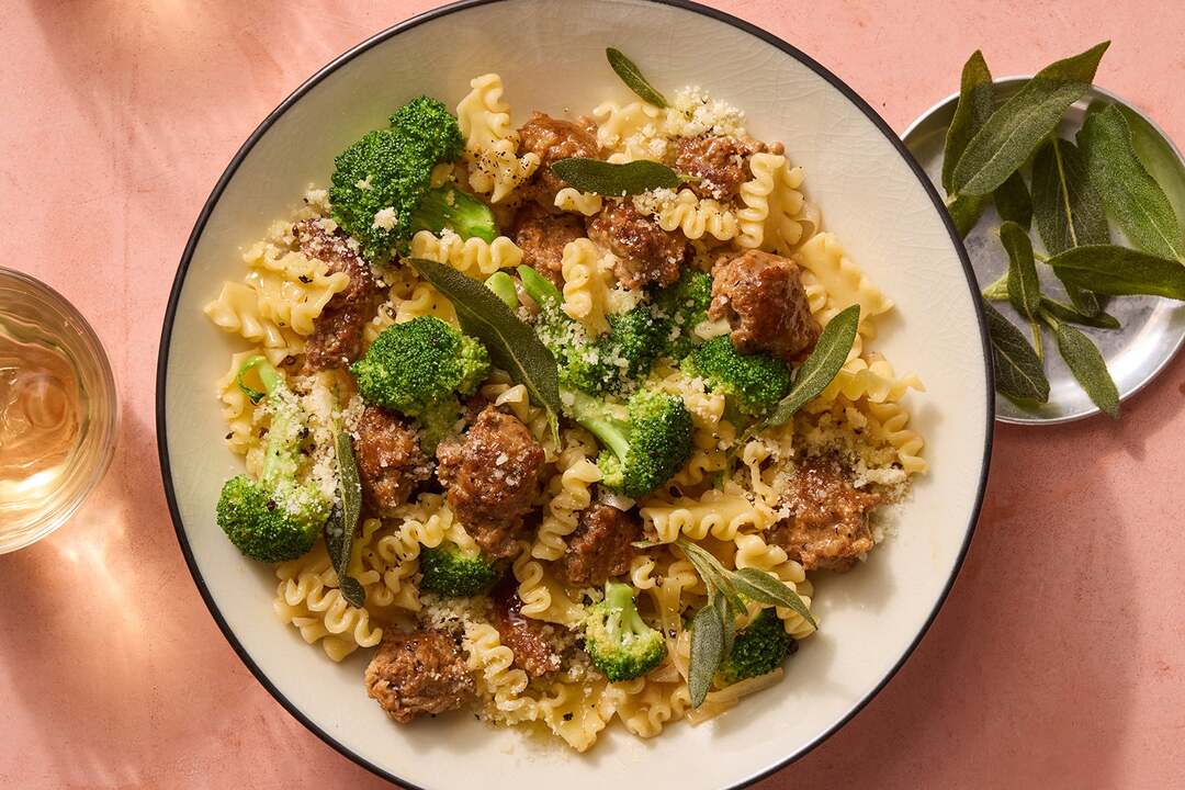 Italian Pork Sausage & Broccoli Pasta