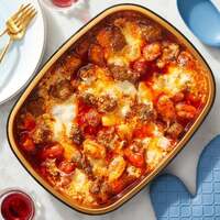Oven-Baked Hot Italian Sausage & Gnocchi