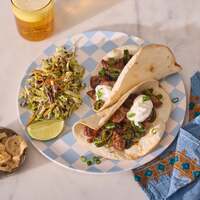 15-Min Poblano Sausage Tacos