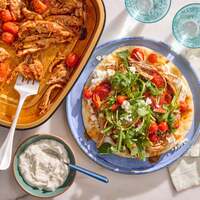 Loaded Chicken Thigh Pitas