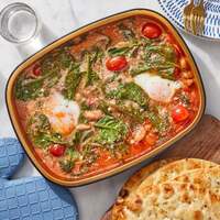 Oven-Baked White Bean Shakshuka