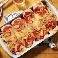 Black Bean & Zucchini Enchiladas