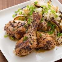Yuzu Kosho-Glazed Chicken Drumsticks