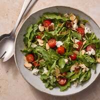 Sour Cherry & Balsamic Dressed Arugula Salad