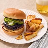 Mushroom & Hoisin Beef Burgers