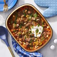 Oven-Baked Beef & Curry Rice