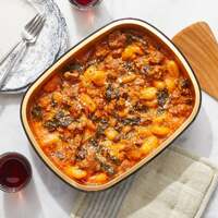 Oven-Baked Tuscan Sausage & Gnocchi