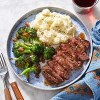Flank Steaks & Creamy Mashed Potatoes