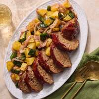 Sour Cherry & Chipotle-Glazed Meatloaf