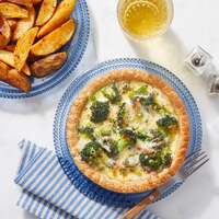Broccoli & Cheddar Quiche