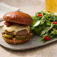 Bacon Gouda Prime Beef Burgers