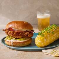 Crispy Chicken, Bacon & Ranch Sandwiches