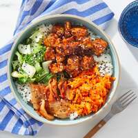 Korean Tofu & Kimchi Rice Bowls