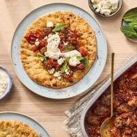 Harissa Beef Pitas