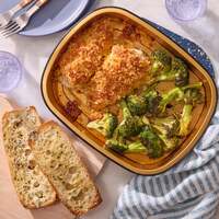 Baked Cheesy Panko Chicken