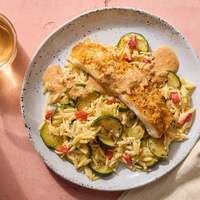 Baked Cod & Creamy Romesco