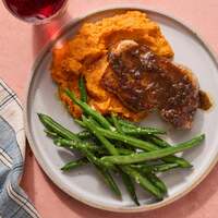 Pork Chops & Honey-Jerk Sauce