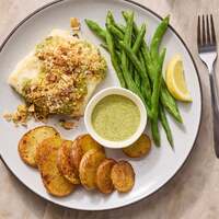 Sheet Pan Lemon-Pesto Cod