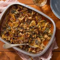 Cumin Sichuan Pork & Rice Cakes
