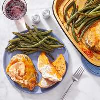 Oven-Baked Cheesy Italian Chicken
