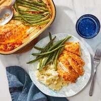 Cheesy Chicken & Green Beans