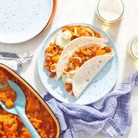 Oven-Baked Squash & Pinto Bean Tacos