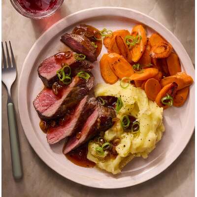 Seared Steaks & Mashed Potatoes
