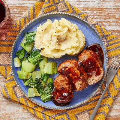 Hoisin-Glazed Pork Meatloaf