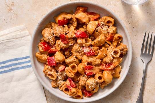 Romesco Pork Pasta