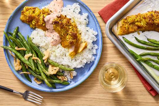 Curry-Coconut Roasted Salmon