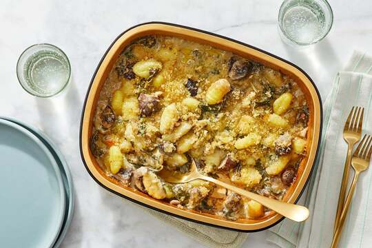 Oven-Baked Gnocchi Mac & Cheese