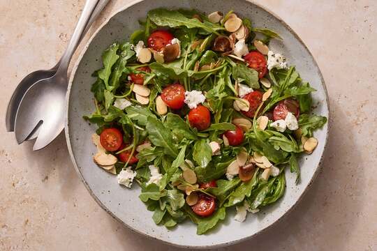 Sour Cherry & Balsamic Dressed Arugula Salad