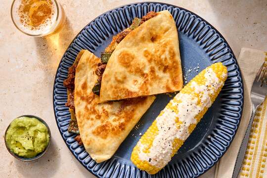Beef & Poblano Quesadillas