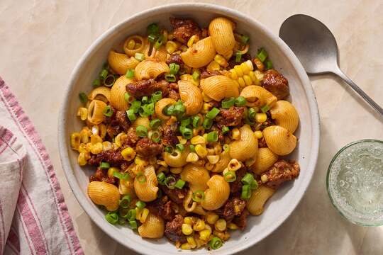 Spicy Pork & Poblano Sausage Pasta