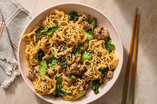 Spicy Pork & Sesame Noodles