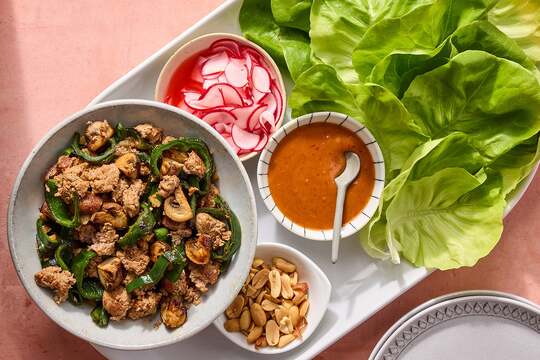 Ground Turkey Lettuce Cups
