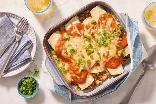 Smoky Vegetable Enchiladas