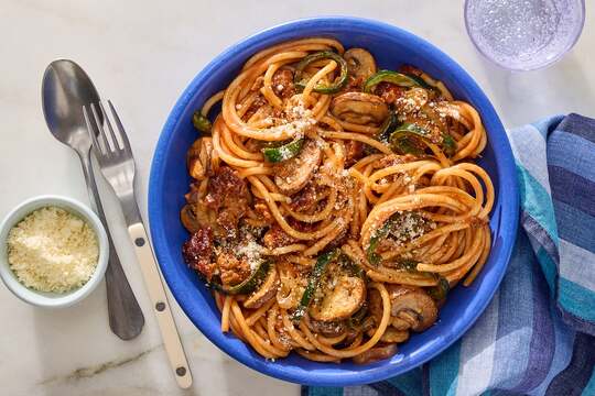 Spicy Sausage Bucatini