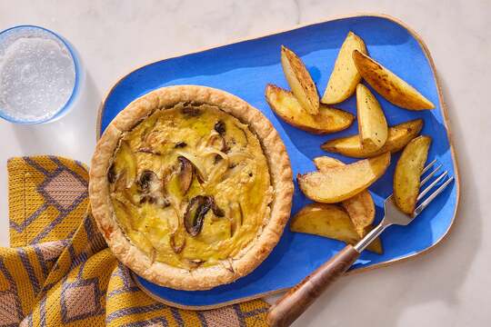 Truffle & Fontina Quiche