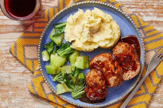 Hoisin-Glazed Pork Meatloaf