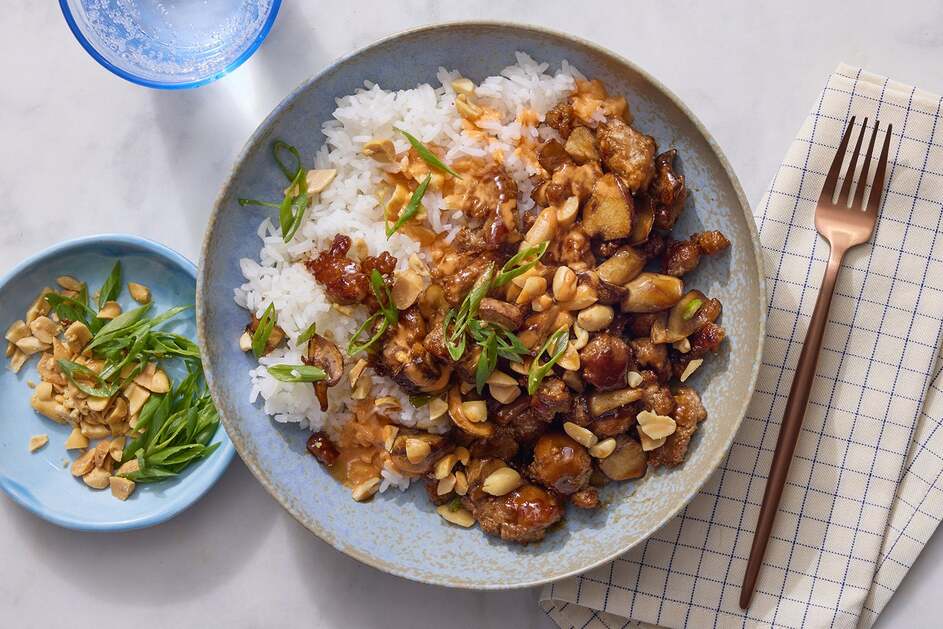 15-Min Hoisin Pork & Mushroom Bowls