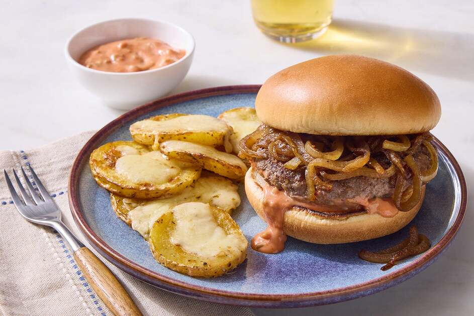 Caramelized Onion Burgers