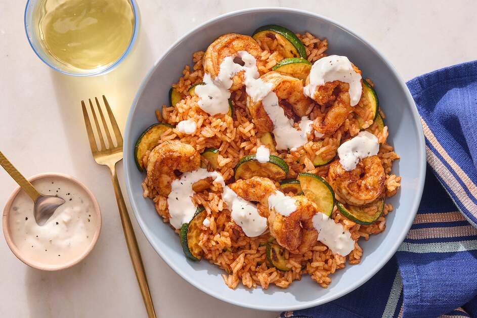 15-Min Spanish Shrimp & Garlic Mayo