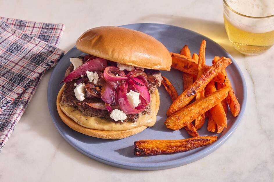 Goat Cheese Burgers