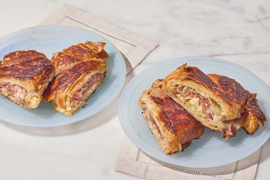 Ham & Cheese Croissant Sandwich